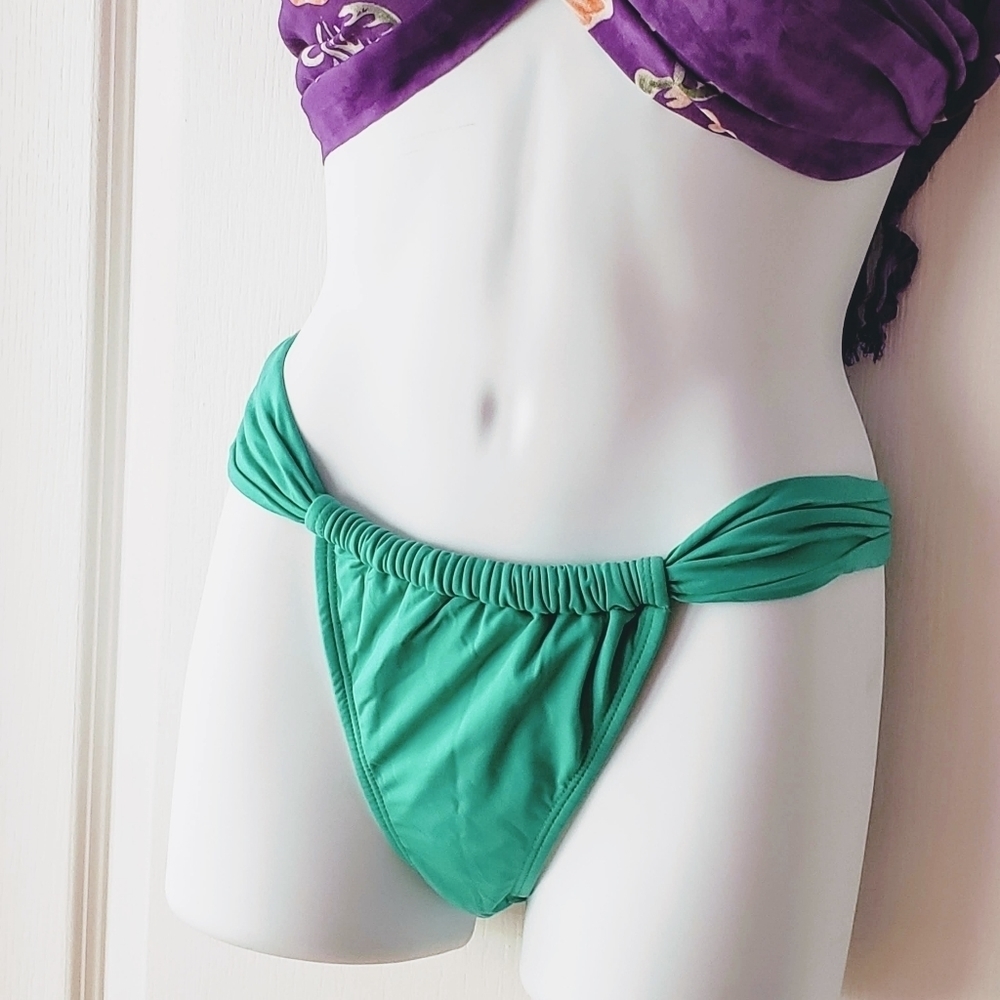 Despi Rio Style Bikini Bottom Green Size Large